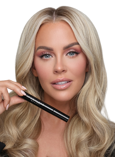 Model holding Elevate mascara